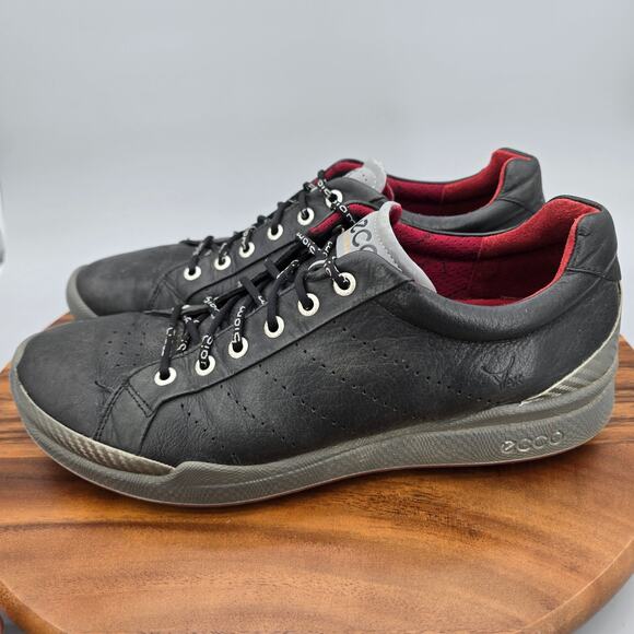 Ecco Biom Hybrid Golf Shoes Men\'s 10 44 Black Yak Leather Spikeless Sneakers main image 5